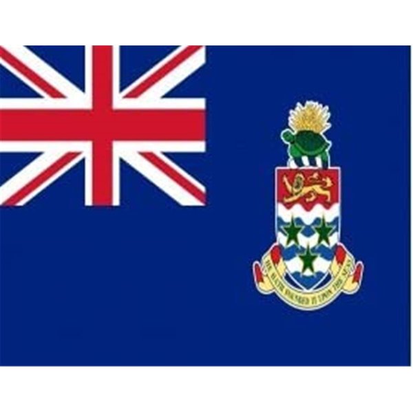 Perfectpatio 4 x 6 ft. Cayman Islands Nylon Flag - Blue & White PE1683709
